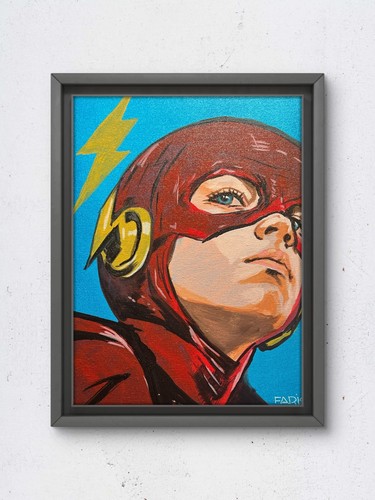 Quadro ritratto supereroe - quadro,