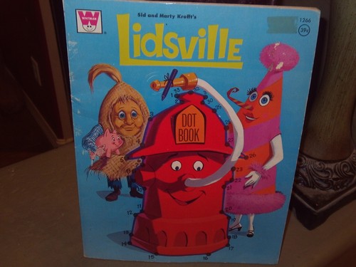 Vintage lidsville dot book - book, sid