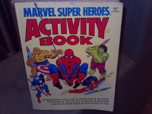 Marvel activity book ogni raro - marvel,