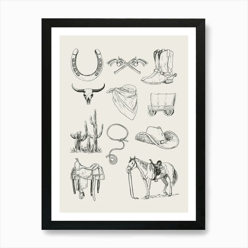 Western flash sheet - sheet, art