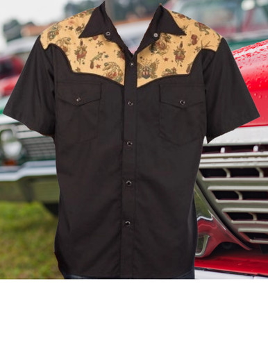Camicia retrò tatuaggio - , flash